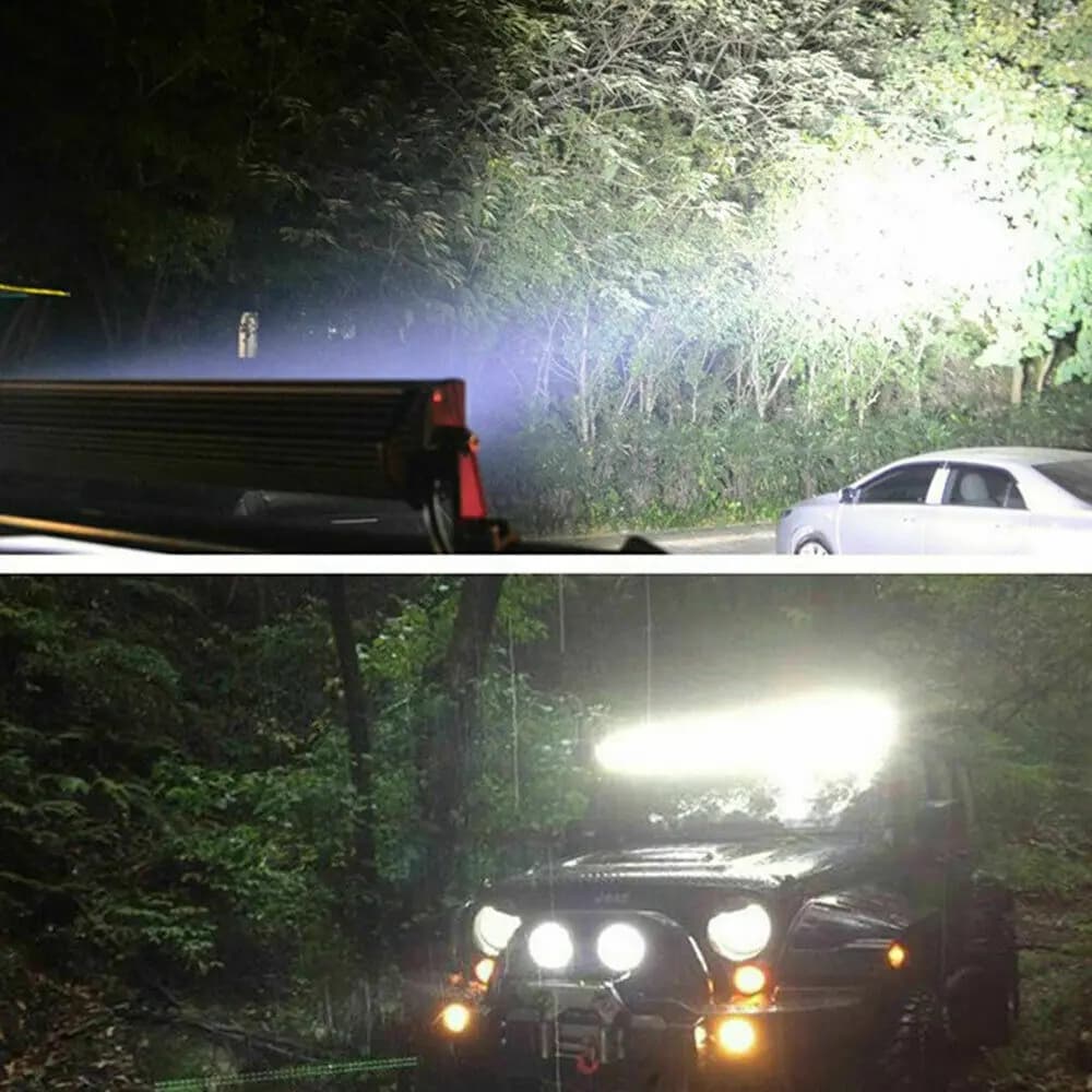 6 LED Car Work Light High Bright Spotlight Universal Offroad Automobile Truck Driving Fog Headlights DRL Driving Lamp 12V