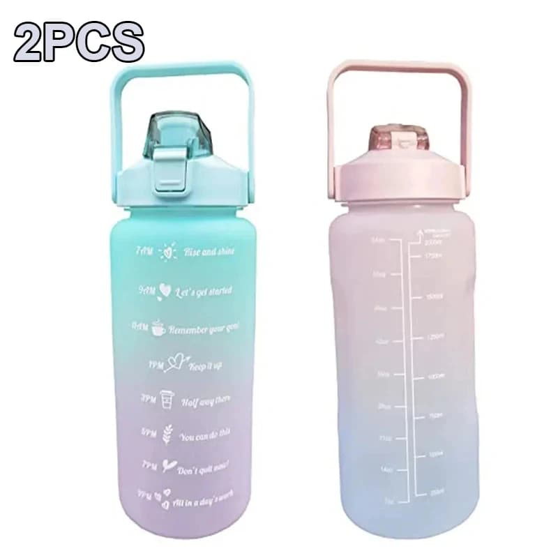 2PCS green pink / 2.0L