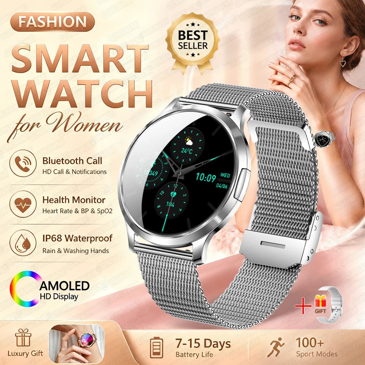 Silver Mesh Belt / Fashion Smart