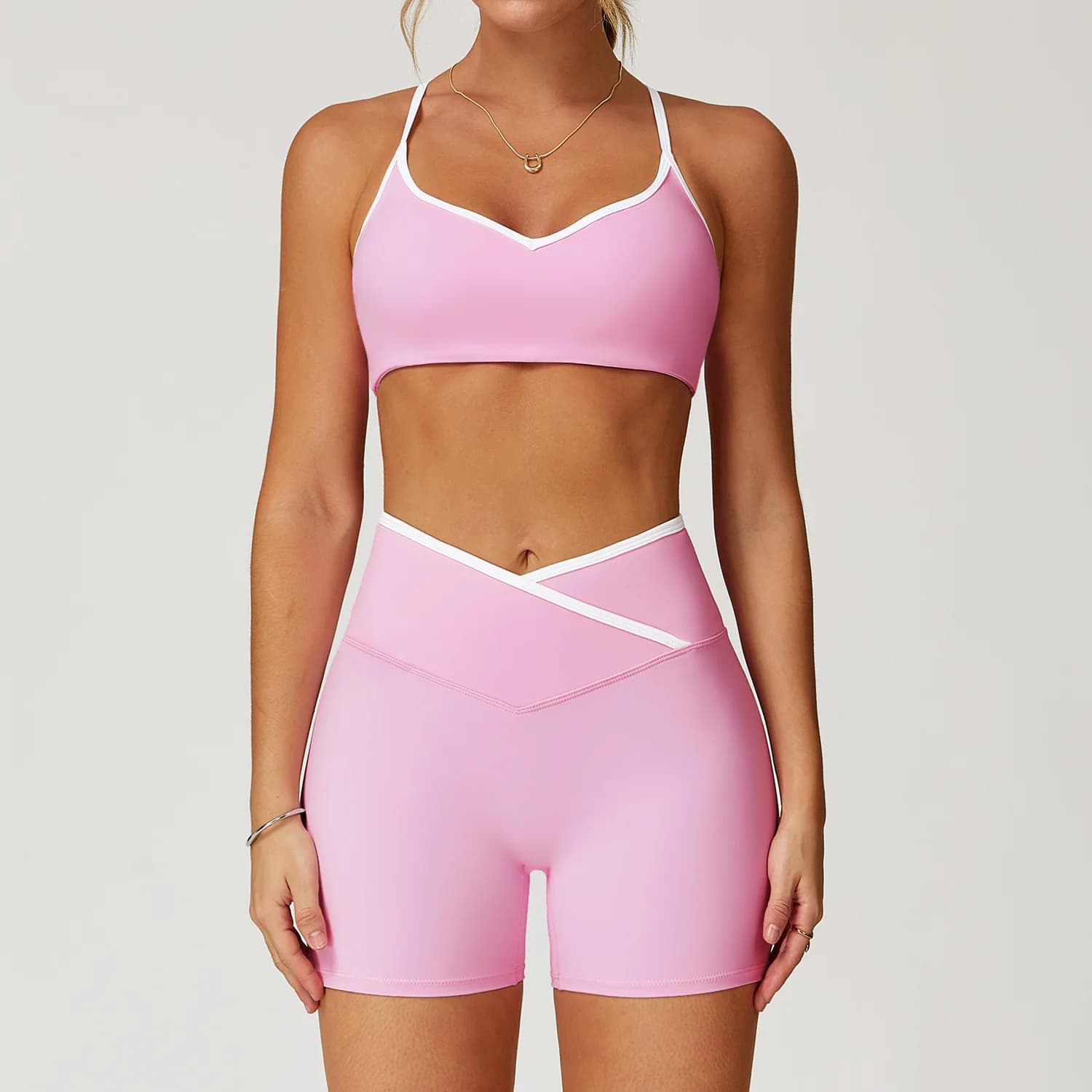 Pink Set 1 / M / China Mainland
