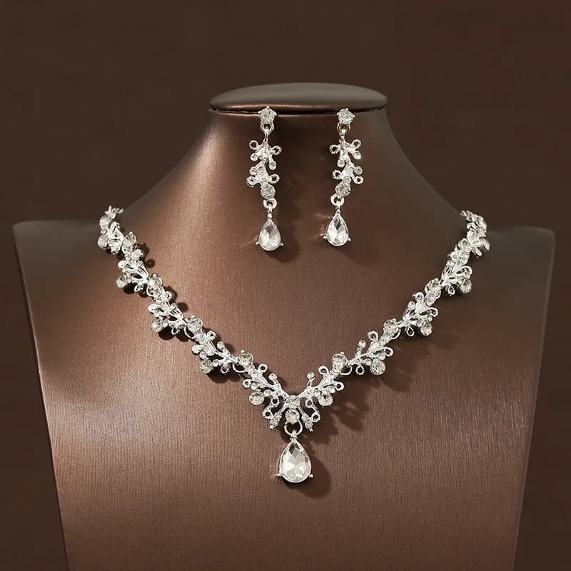 Silver necklace Sets