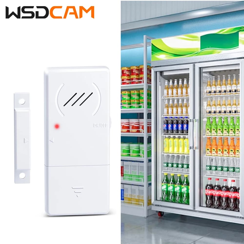 Window Door Magnetic Sensor Alarm Anti-theft Home Alarm Security Smart Sensor to Detect Open Door Refrigerator Alarm Door Sensor