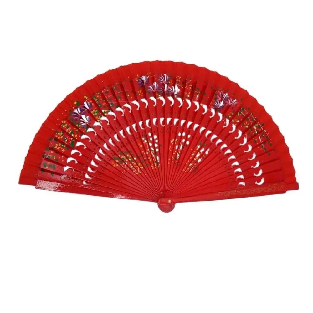 Hollow Out Wooden Home Decoration Classical Wedding Favors Party Supplies Decoration Crafts Dance Fan Folding Fan