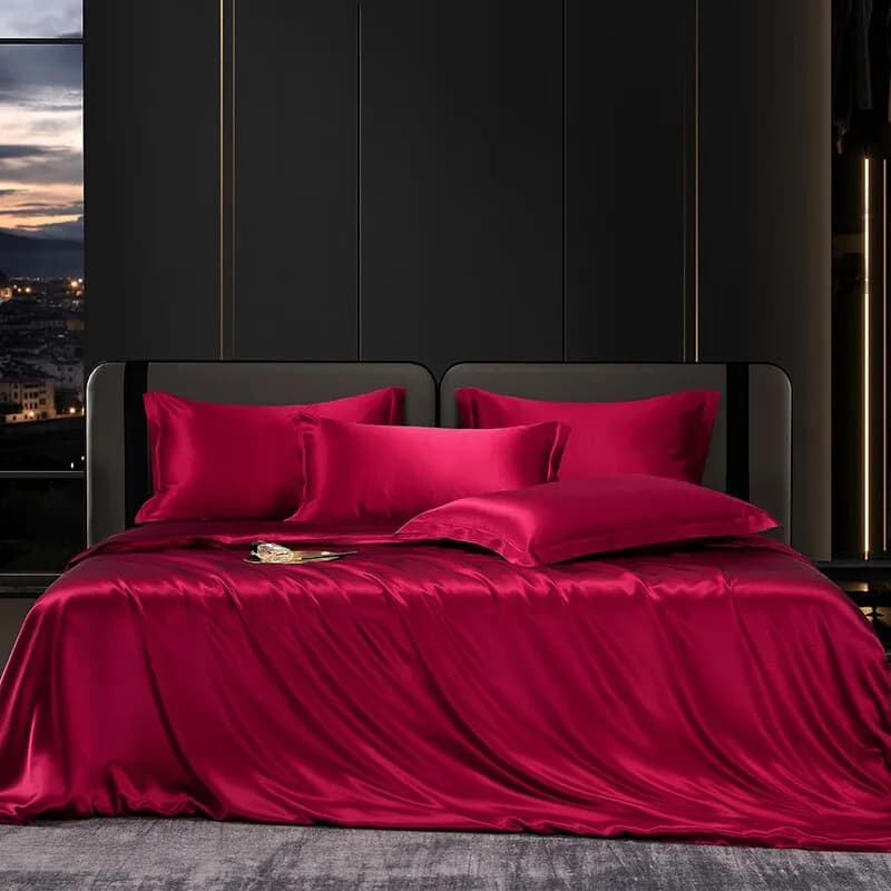 Wine Red / Full 4pcs(Flat)