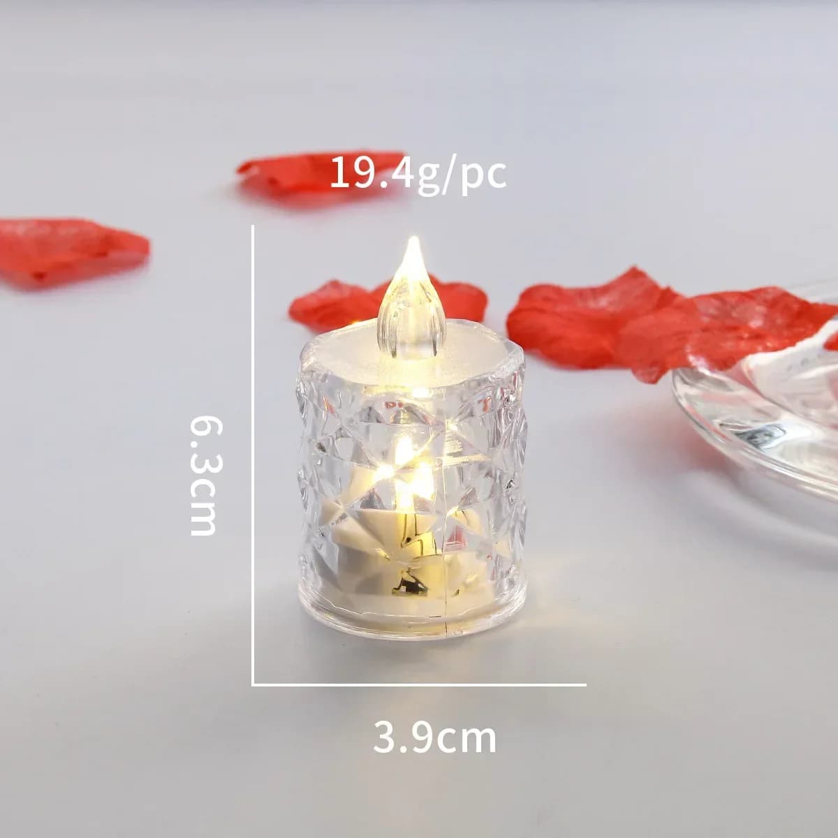 M-Crystal candle / 24-Pack
