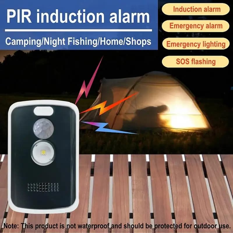 Motion Sensor Alarm 125db Motion Sensor Perimeter Camping Alarm Outdoor Security Supplies With Multiple Modes Anti Theft Alert