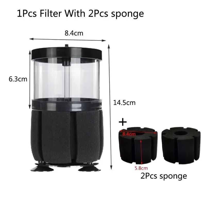filter with sponge