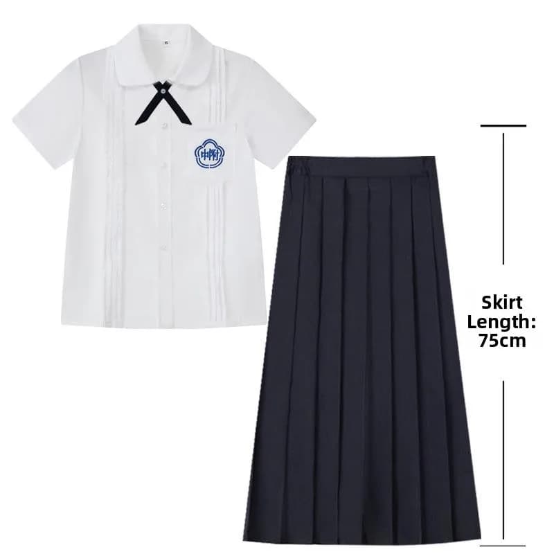Xxxxxx xl / Included women's short white shirt + black long skirt + bow tie