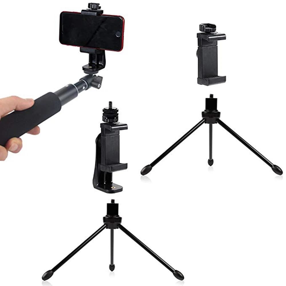 Portable Tripod Phone Mount Clip