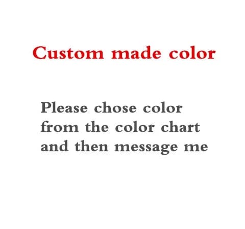 Custom Made Color / Custom size