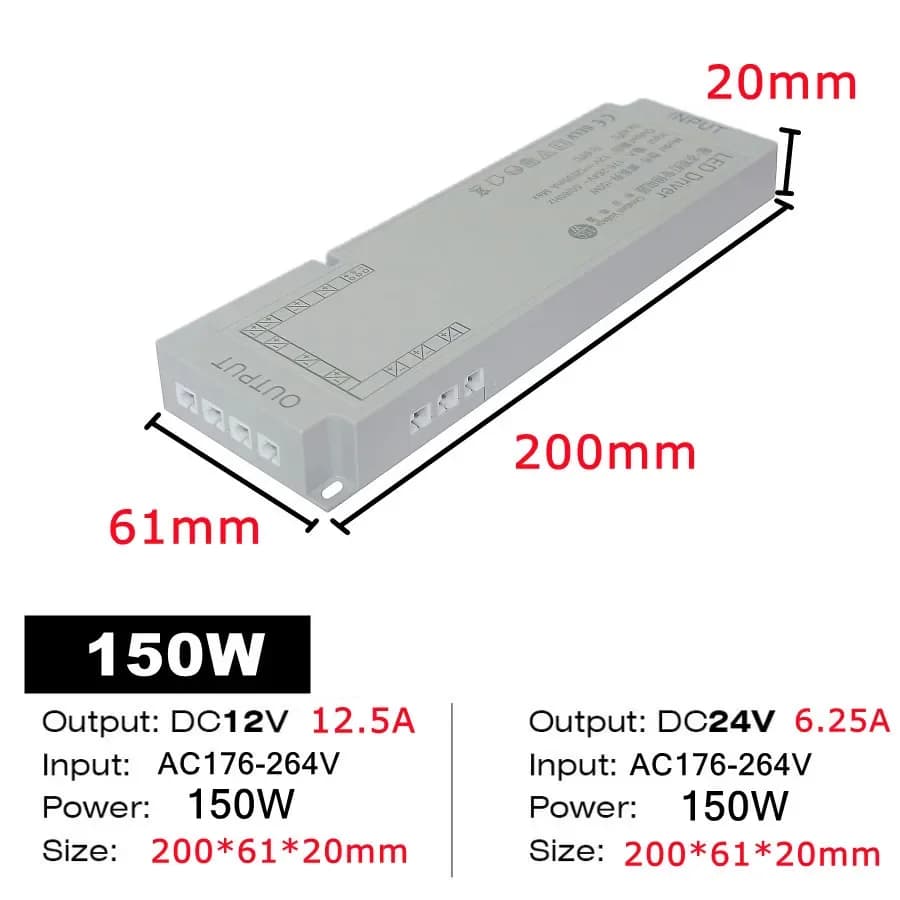 150W / DC 12V / EU Plug