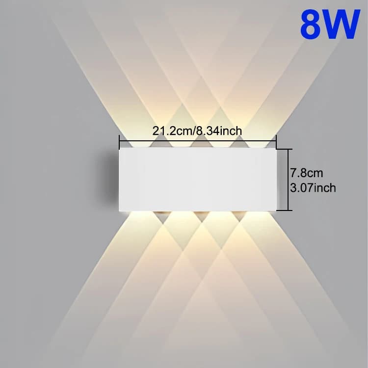 warm light 3000K / White-8W