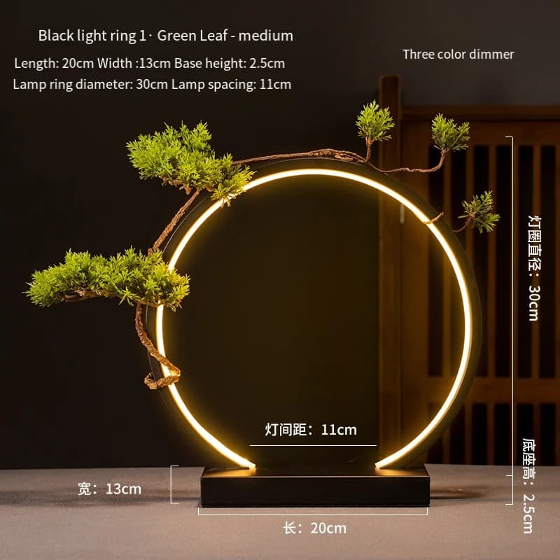 LED Ring Light Home Decoration Night Light USB Power Supply Dimmable Creative Decoration Birthday Gift