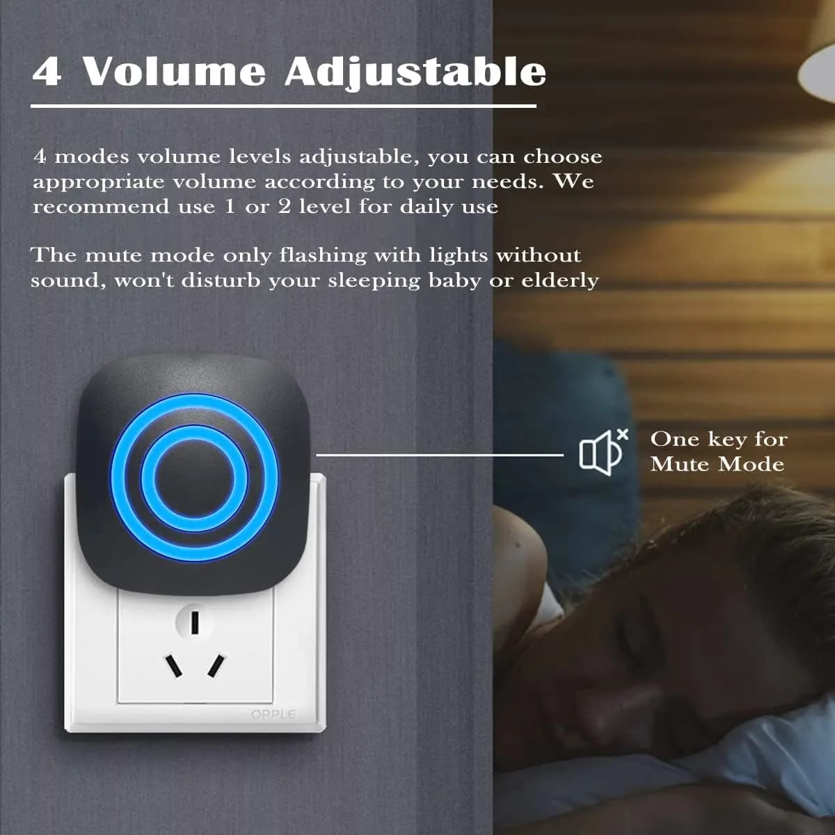 Wireless Motion Detector Sensor Alarm for Driveway Home Security Business Indoor Outdoor Weatherproof Motion Sensor Alarm