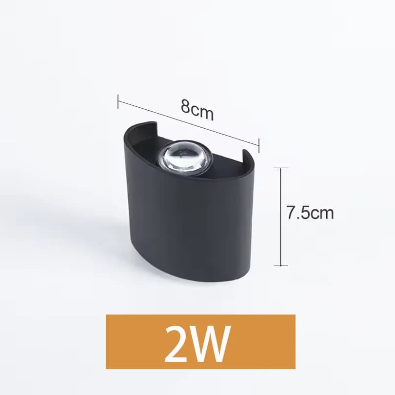 Black Shell / 2W / Cold White
