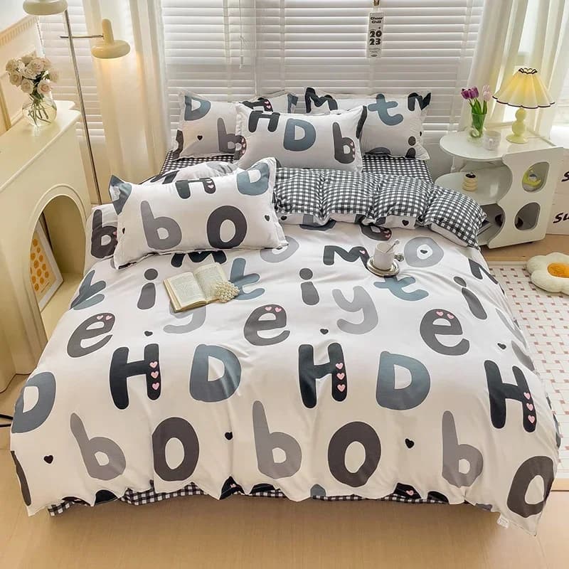 weiweika / Double 4pcs / Flat Bed Sheet