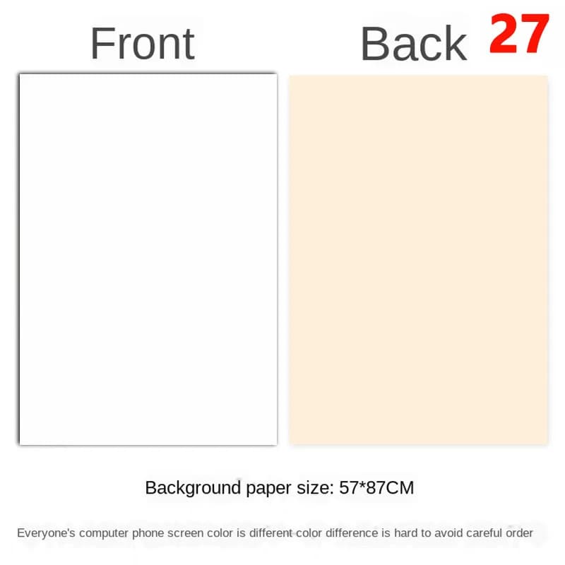 Photography Backdrops Wallpaper 57*87cm 2sides Solid Color Photo Background Props for Photo Studio Newborn Product Photographic