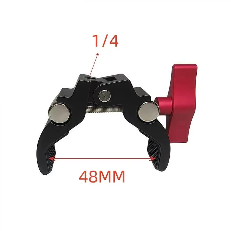 1 Set Photography Accessories Camera Metal Super Clamp With Double Ball Head Magic Arm For Monitor Light Mic Phone Mount