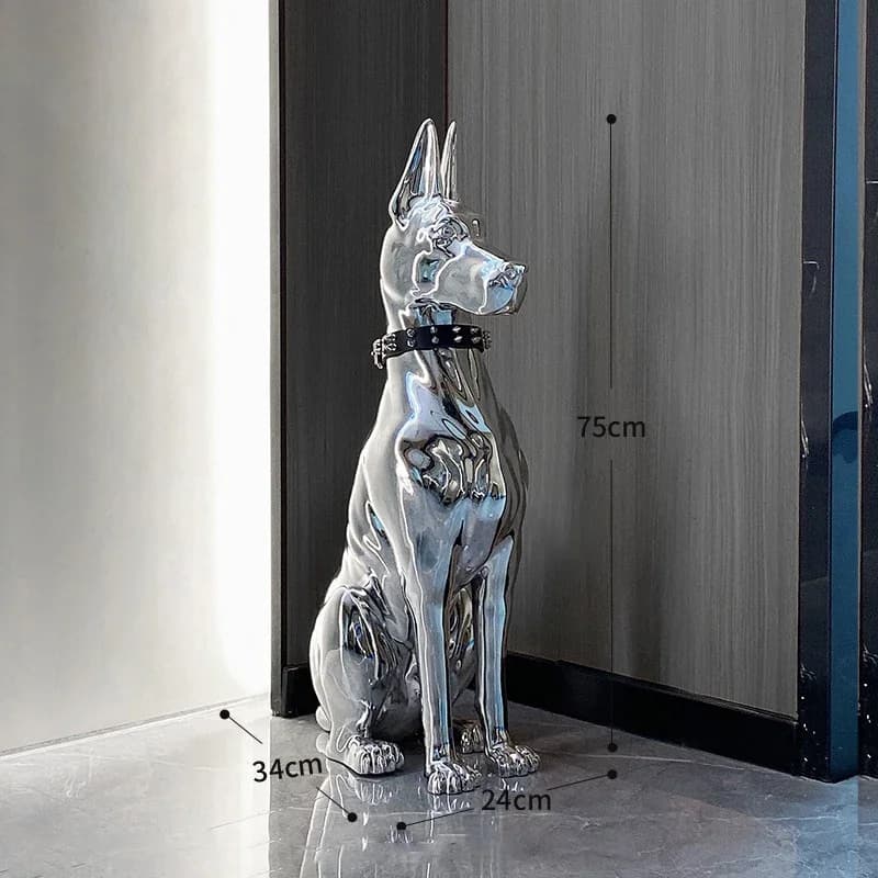 Silver Dog 75CM