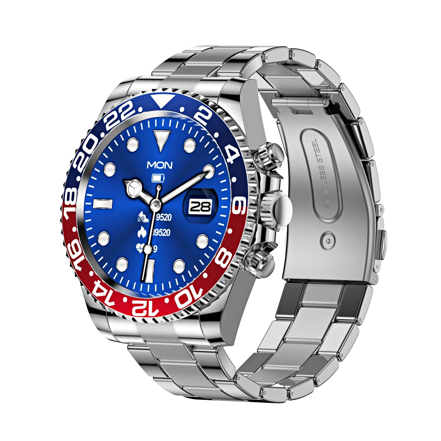 Blue red