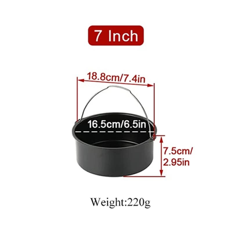 7 inch hand basket