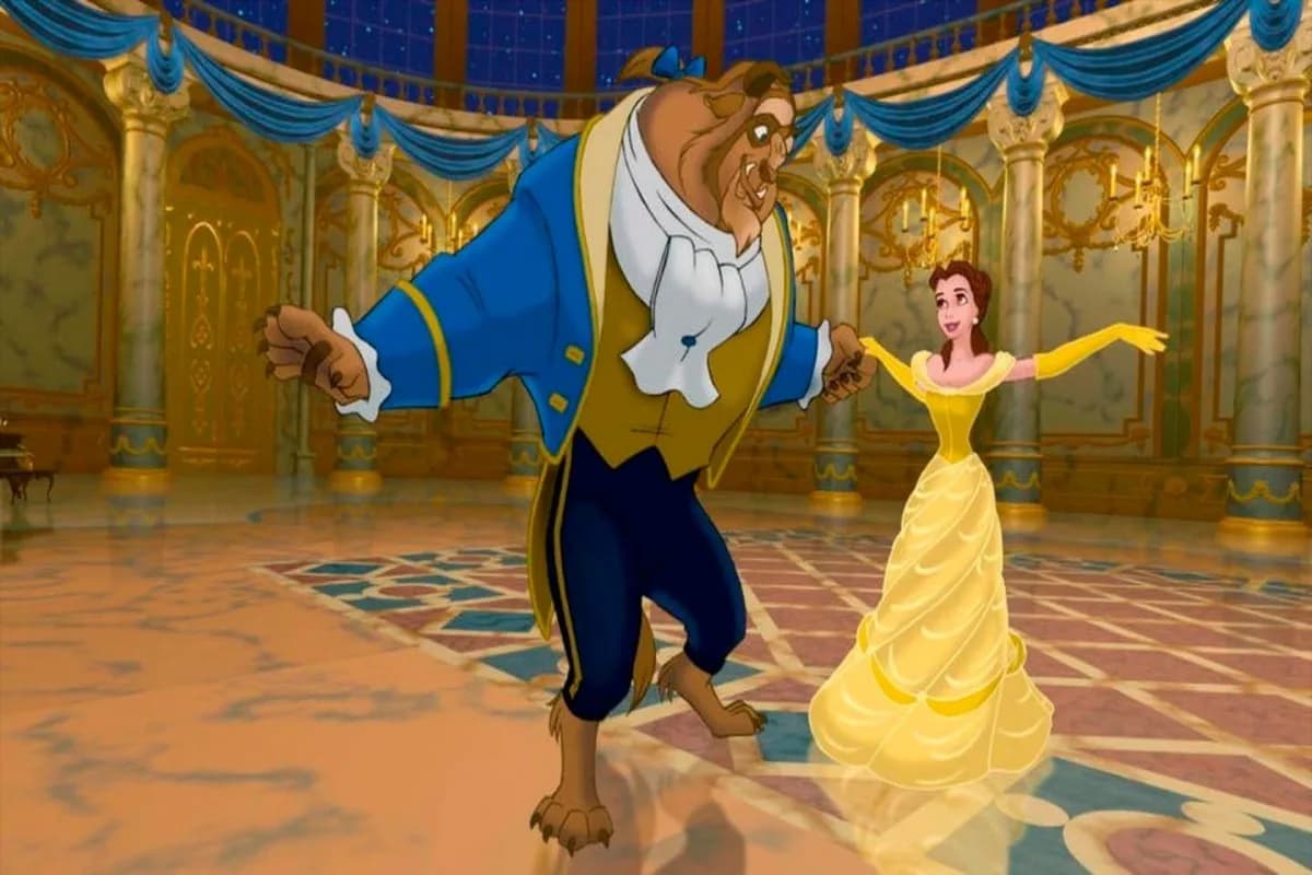 Beauty And The Beast Photography Backdrop For Birthday Party Background For Room Decoration Poster Can Be Customize Name Banner