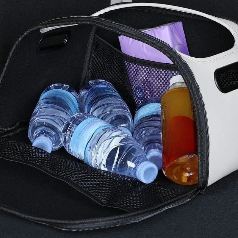 Car Trunk Organizer with Built-in Pocket for Truck SUV RV Sedan Auto Interior Universal Large Capacity Trunk Organizer tool