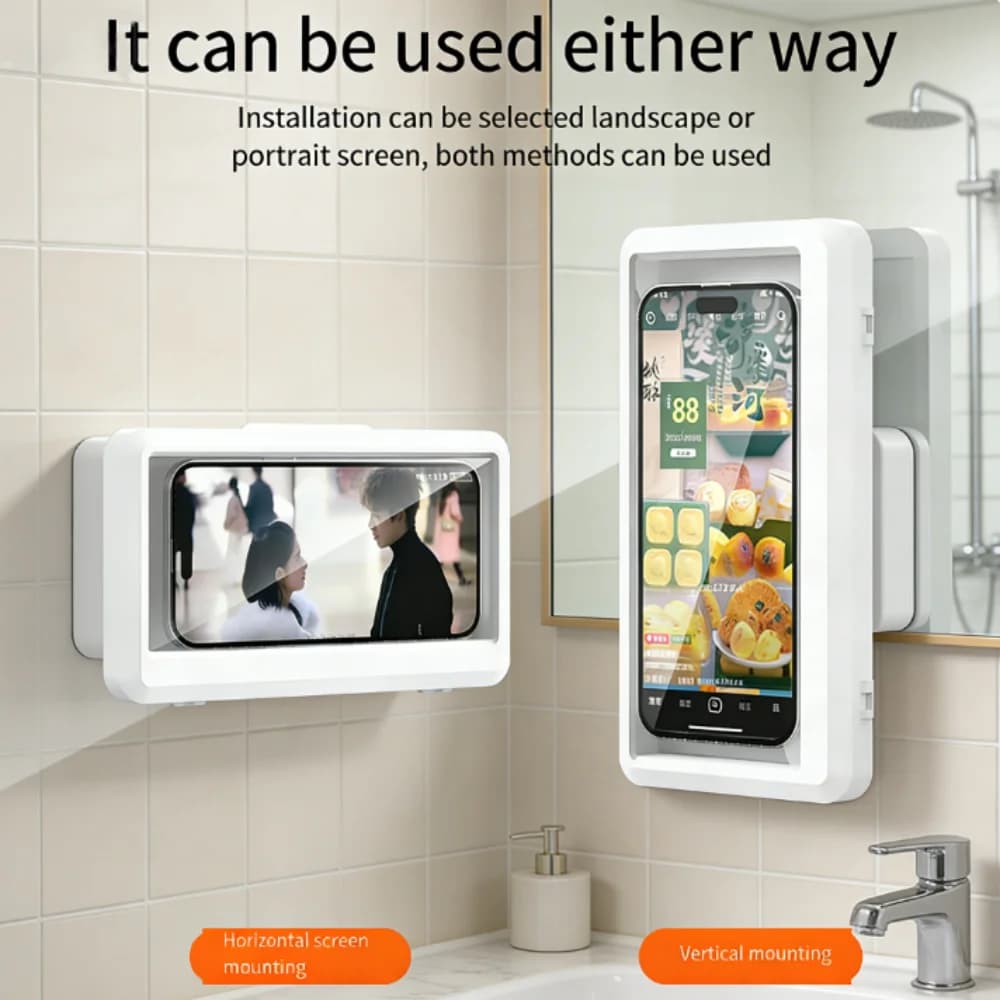 Waterproof Anti-Fog Bathroom Shower Phone Case