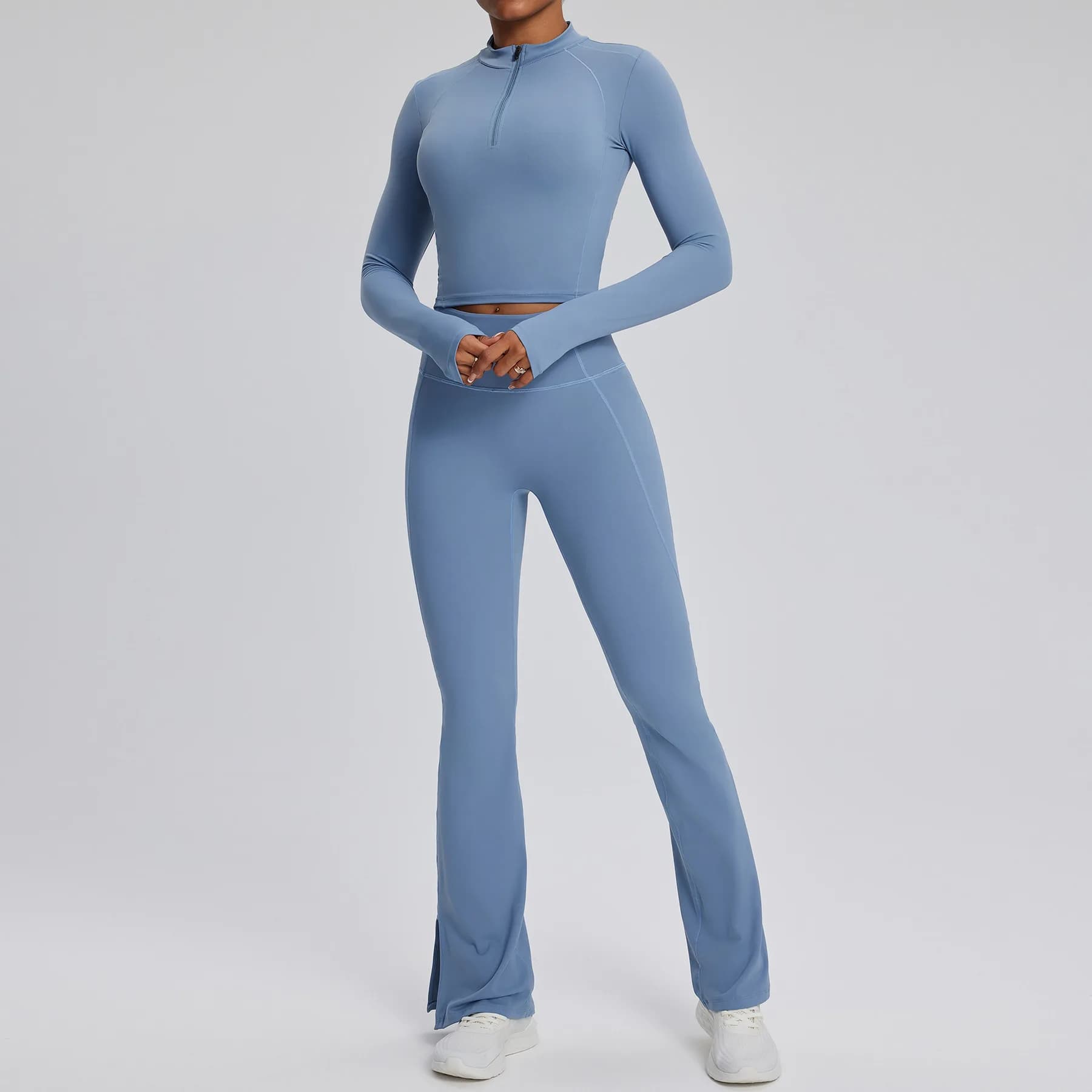 Haze Blue Set 3 / L / China Mainland