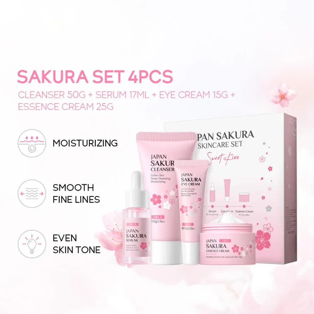 Sakura Facial Skincare Set For Women
