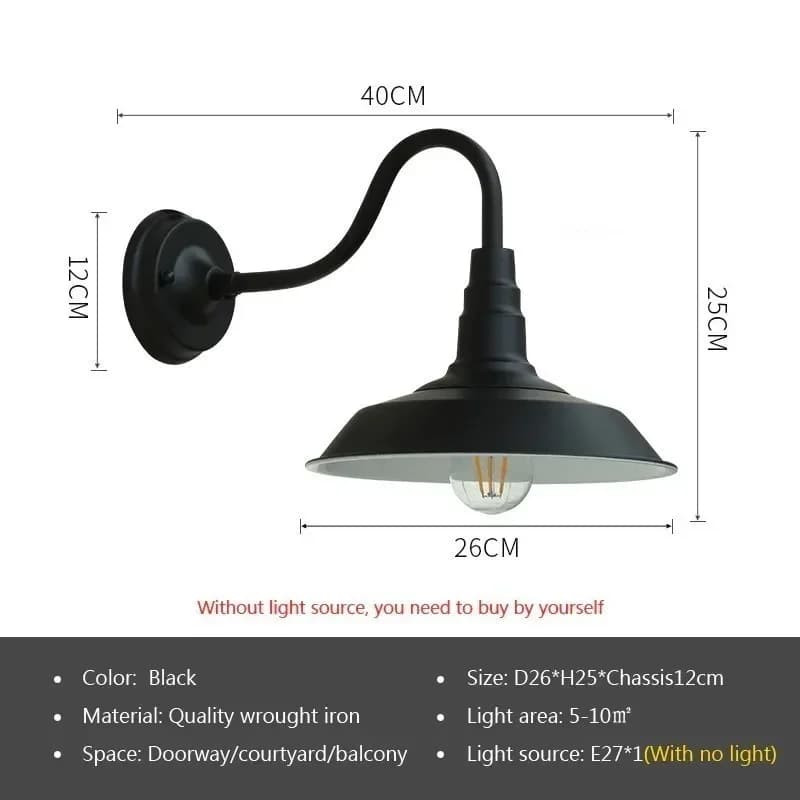 C Black / Without Bulb