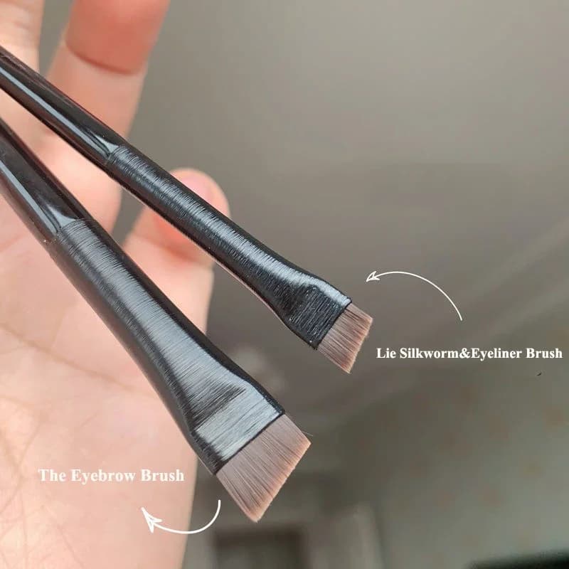 Professional Eyebrow Contour and Eyeliner Brush Set