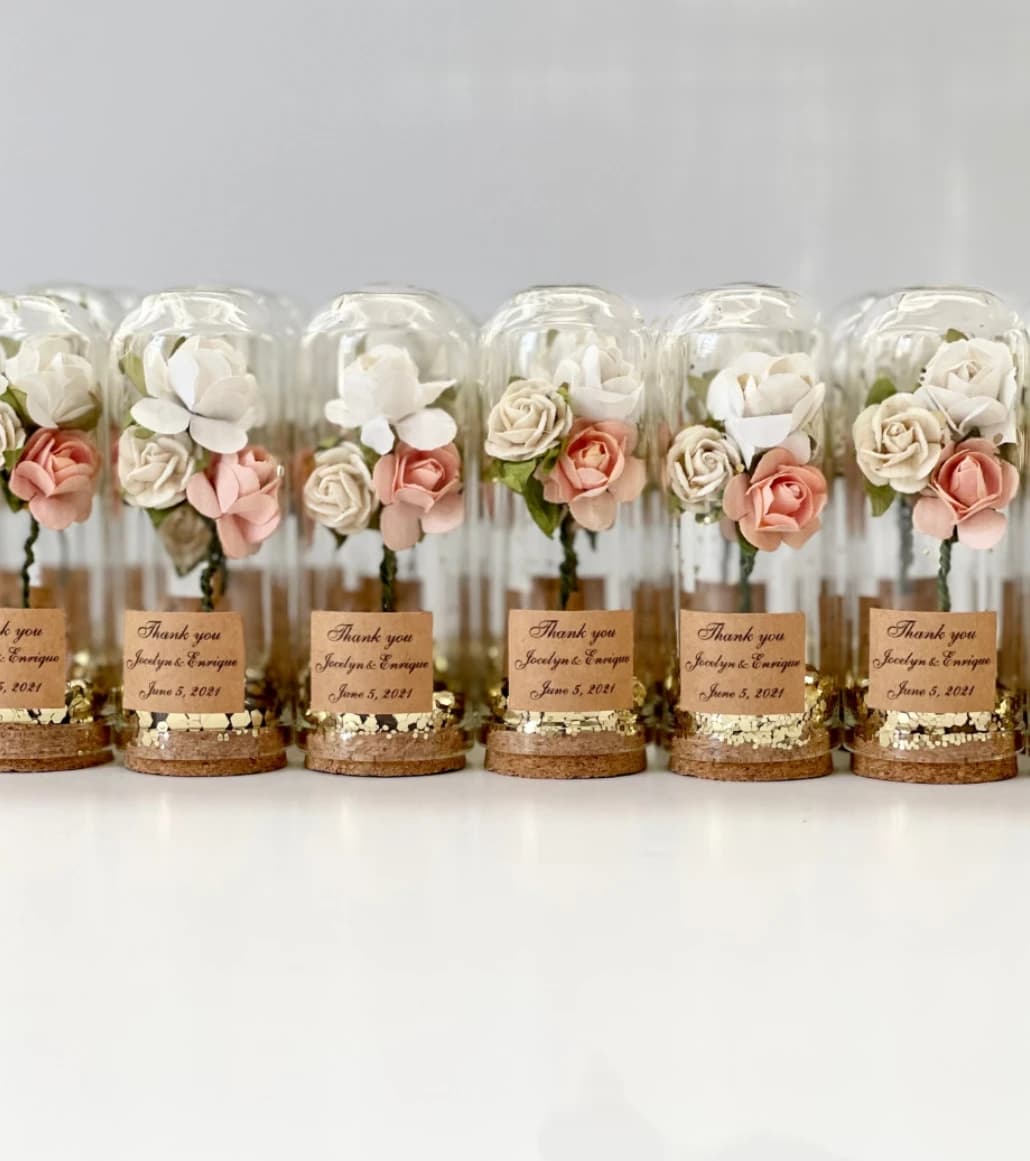 10 pcs Wedding favors for guests, Wedding favors, Glass dome, Cloche dome, Custom favors, Beauty and the Beast Baby Shower