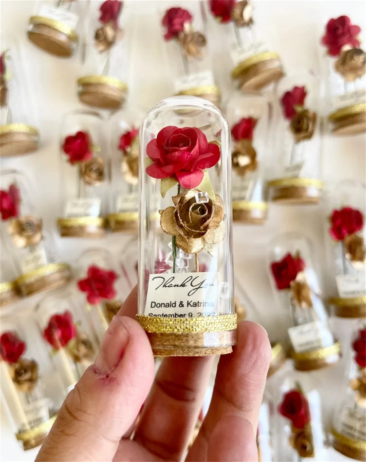 Beauty and the Beast, Wedding Favors for guest, Sweet 16 Favors, Quinceañera Favors, Party Favors, Rose Favors.