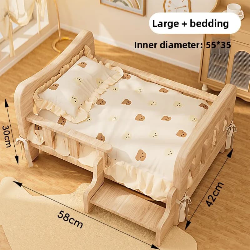Large with bedding