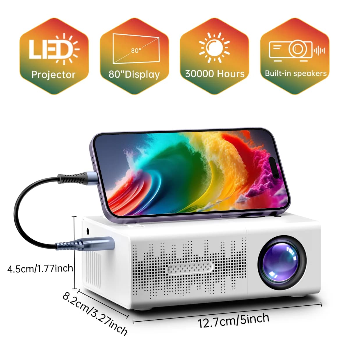 Mini projector / EU Plug