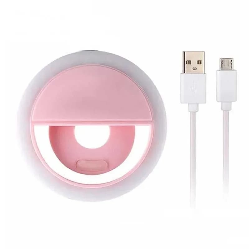 Ringlight Selfie Light Clip On Light For iPhone Samsung POCO Phone Light Ring Video Photo Lamp Flashlight Back Light USB Charge