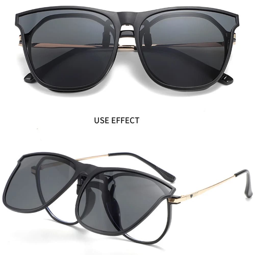 Polarized Clip-On Sunglasses Anti Glare