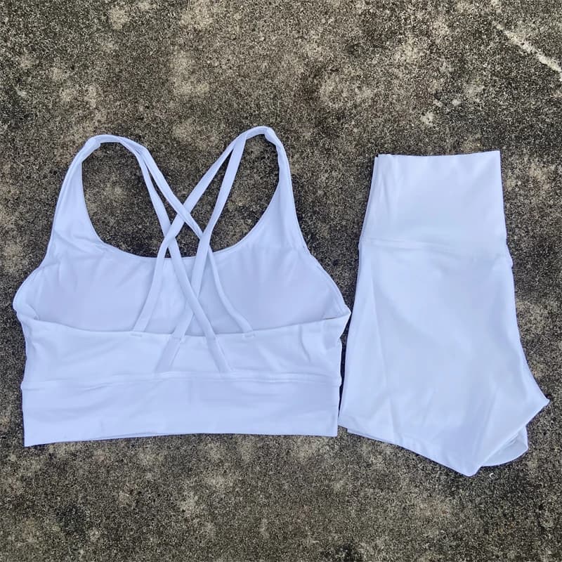 White yoga set / S / China Mainland