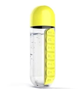 Yellow water bottle