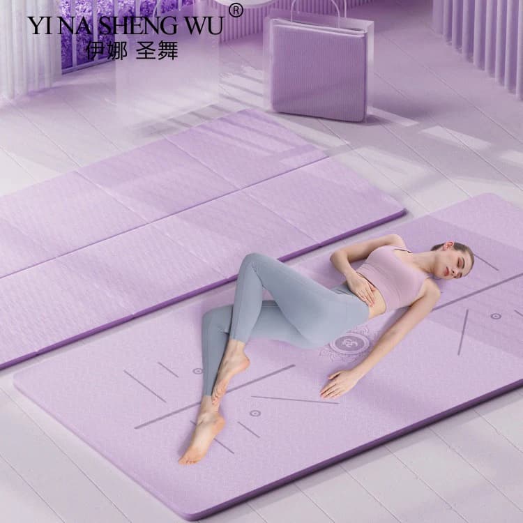 Eco-Friendly Non-Slip Yoga Mat with Carrying Strap