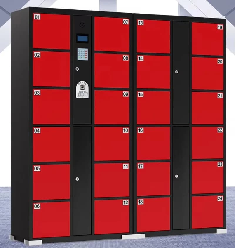 Smart Storage Cabinet Locker System Multi Door Secure Storage for Commercial and Public Use