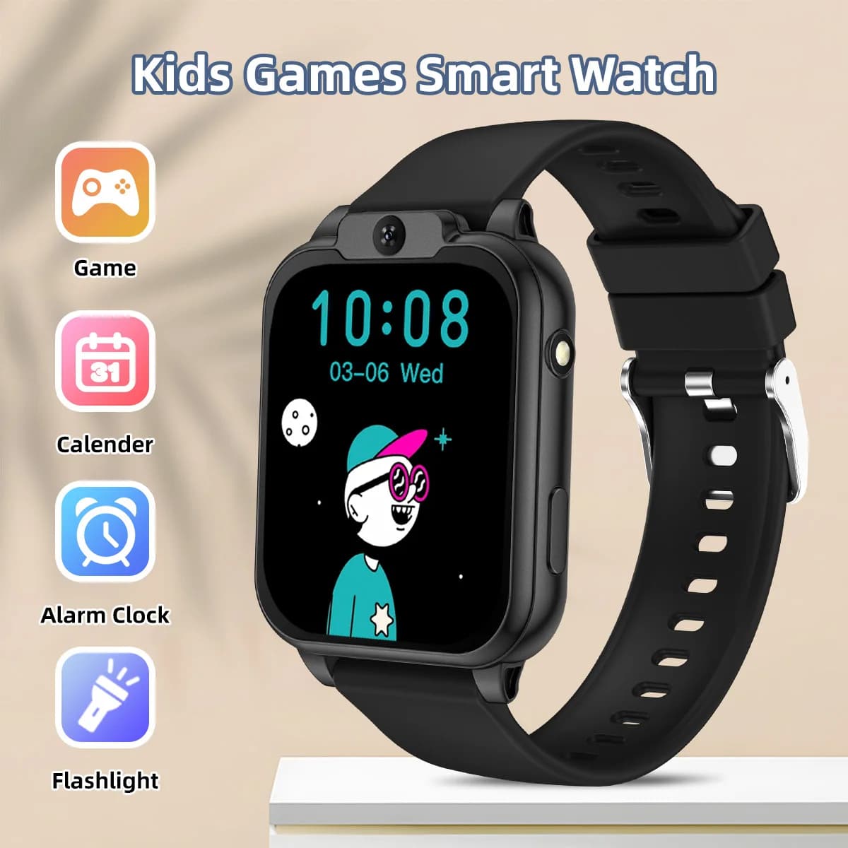 black / Game watch for kids