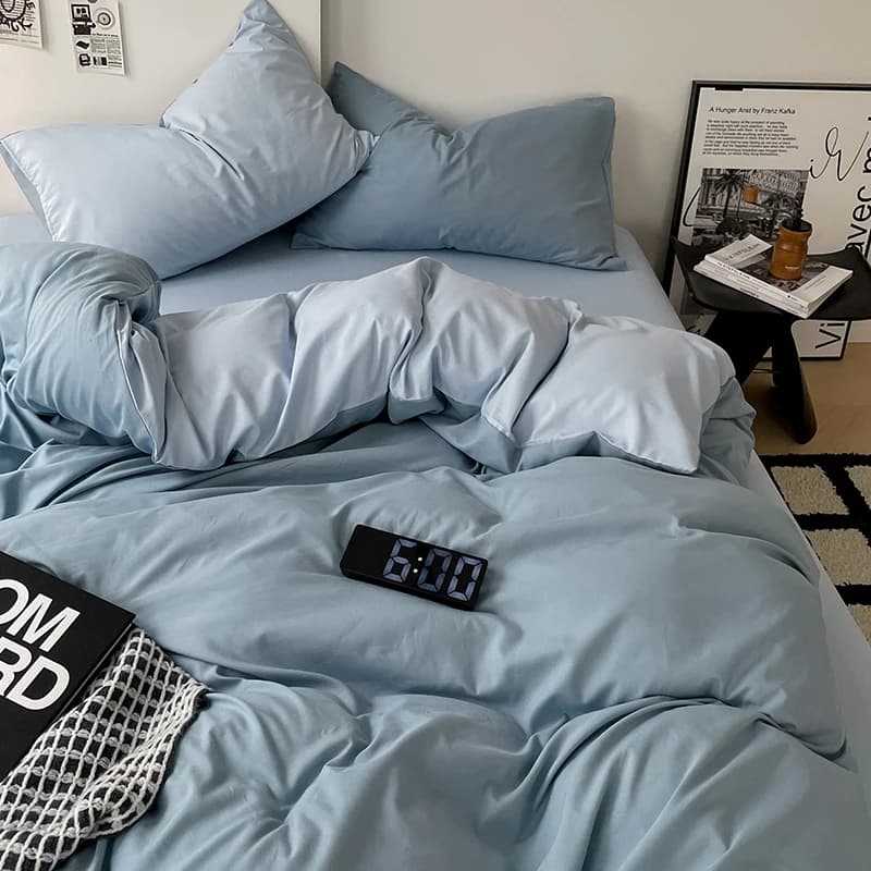 moon blue / King / China Mainland / Fitted Bed Sheet