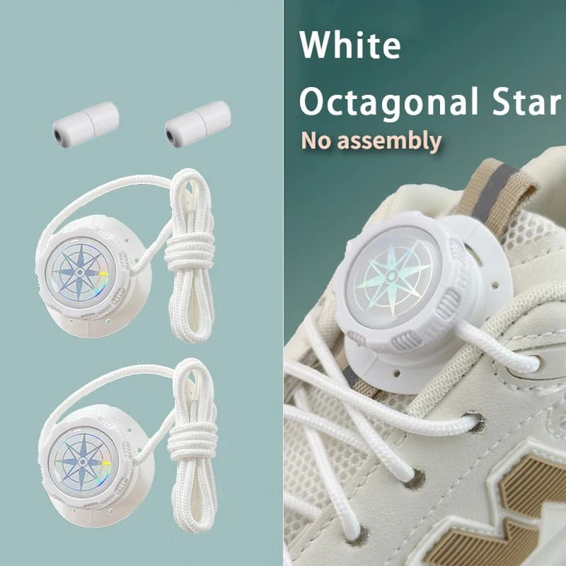 White Octagonal Star