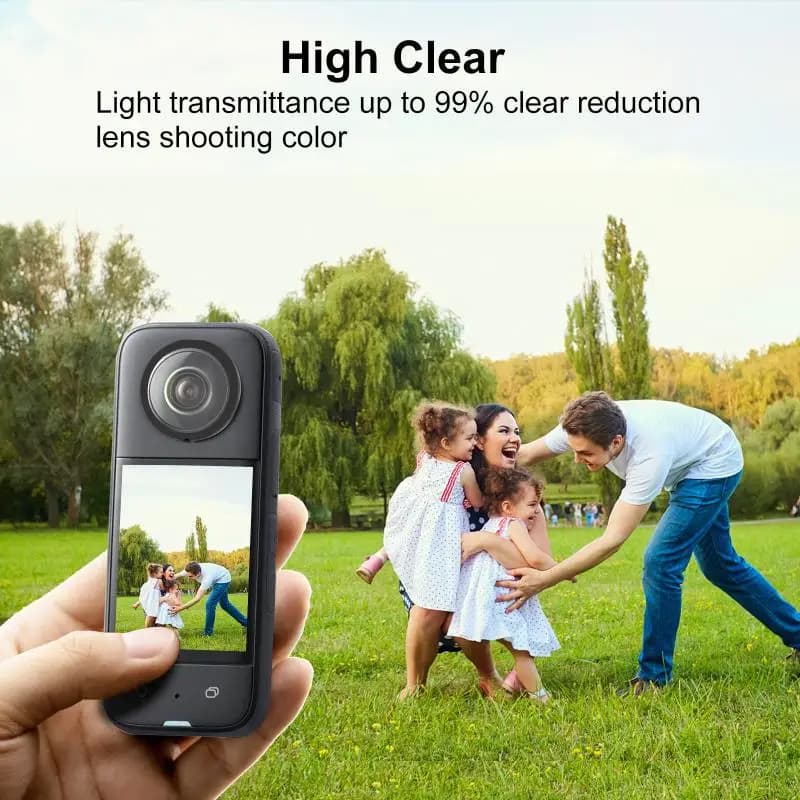 Insta360 X4 X3 X2 Camera Accessories Set Silicone Protective Case with Lens Protector Cap Cover And Carrying Frame