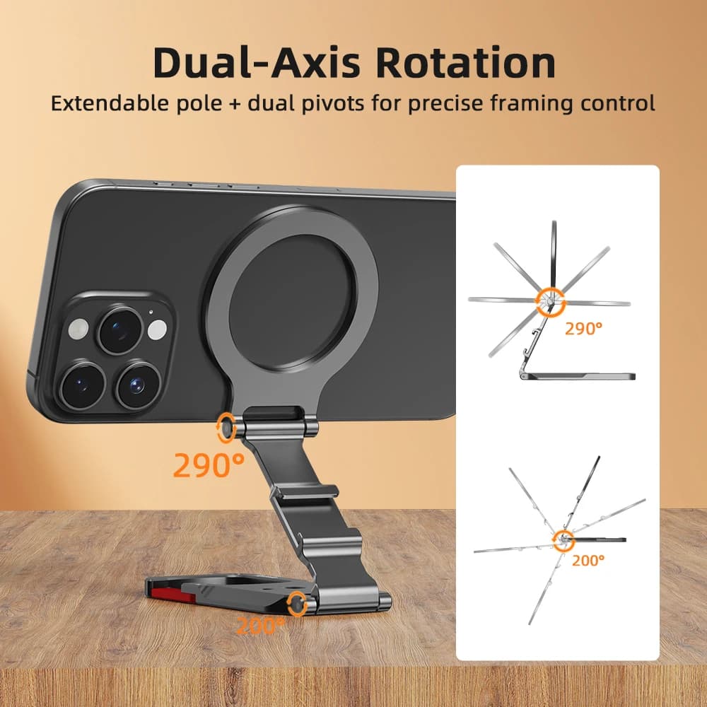 Magnetic Phone Holder Carabiner Mount