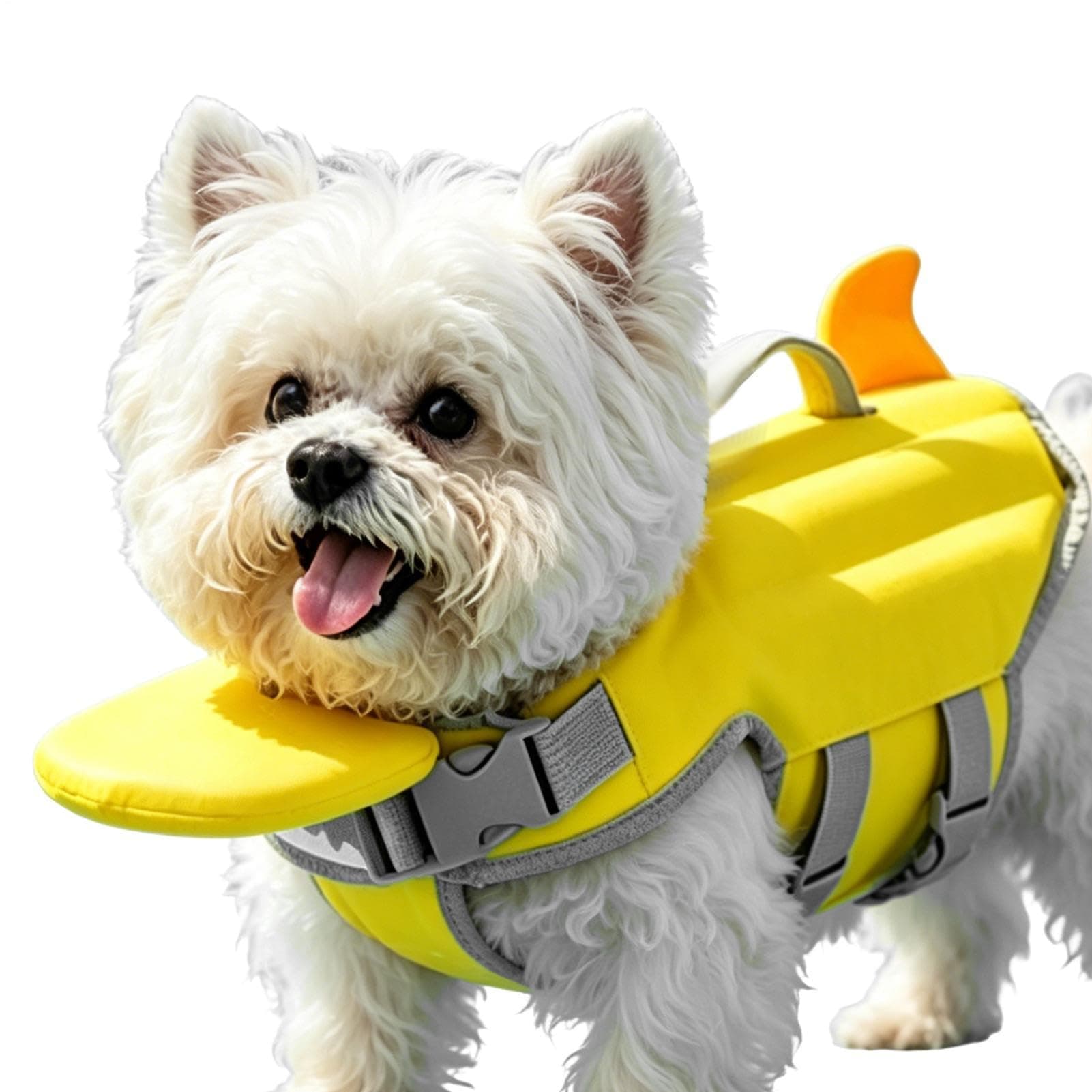 Dog Life Jacket - Cute Dog Life Vest For Swimming Boating With High Buoyancy And Rescue Handle, Adjustable Pet Floating Jacket Puppy Floating Swim Vest For Small Medium And Large Pet