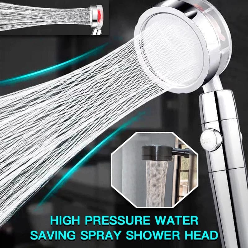 Propeller Handheld Shower Head With Filter