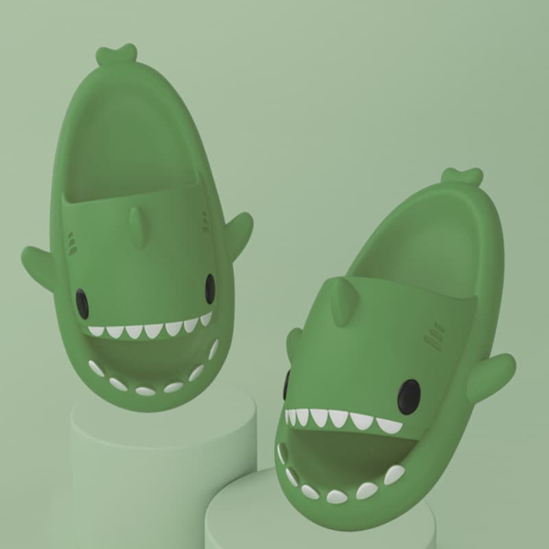 Cartoon Shark Slippers Funny Cutes Soft Slipper Indoor Outdoor Shoes For Women Men Couples
